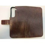 Leather Wallet Flip Book Case For Samsung Galaxy S22/S22+/S22 Ultra 5G Slim Fit and Sophisticated in Look